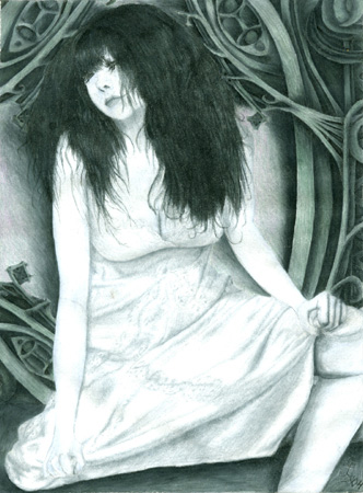 Gothic Visual Art | Pale Woman © Lily Blaze